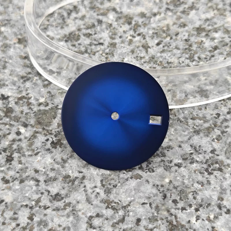 Total Blank Dial Colors Gradient Total Sterile Dial Musou DIY watch assembly accessories for NH35 NH36 NH38 etc diameter 28.5mm