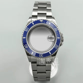 Modified Submariner Case 36mm/38mm GMT Case ceramic bezel sapphire glass for NH35 34 36 38 Etc movement