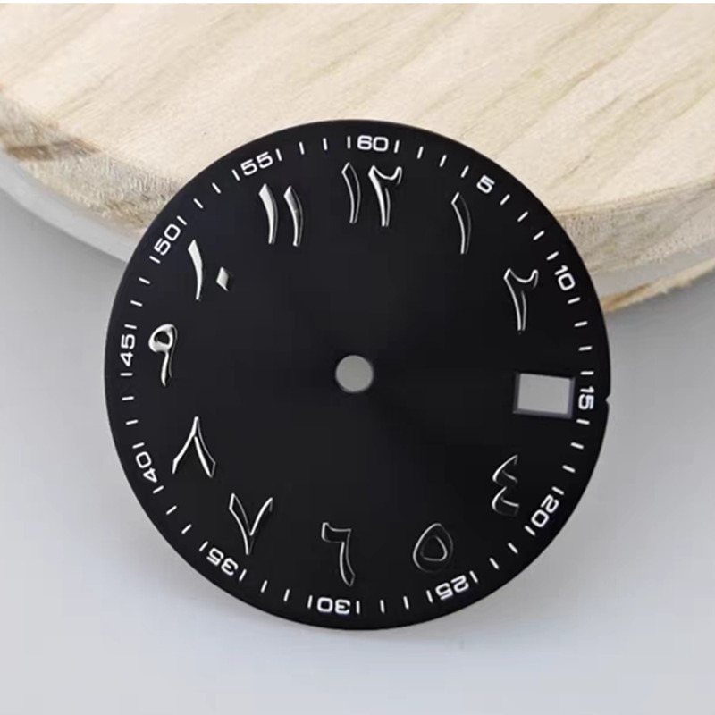 NH35 dial Middle East dial log DIY modified mechanical watch accessories  size 28.5mm