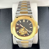 41mm Skeleton Nautilus Watch Miyota 8N24 movement Sapphire 5ATM Dress