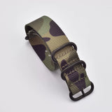 NATO Camouflage Nylon Watch strap Canvas Outdoor Sports Replacement band 20 | 22mm Military