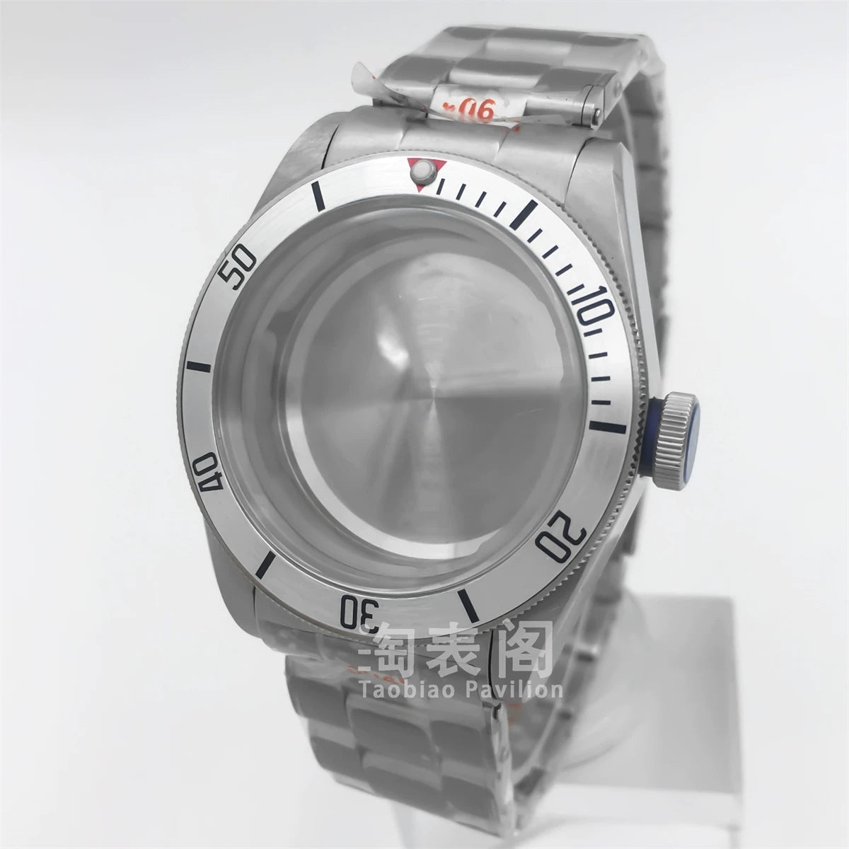 41mm Black Bay Watch case for NH35 36 ETA2824 PT5000 movement,Domed sapphire 10ATM