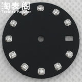 20.5Mm Ladies Watch Dial Diamond Index for NH05A NH06A Movement Modified Accessories