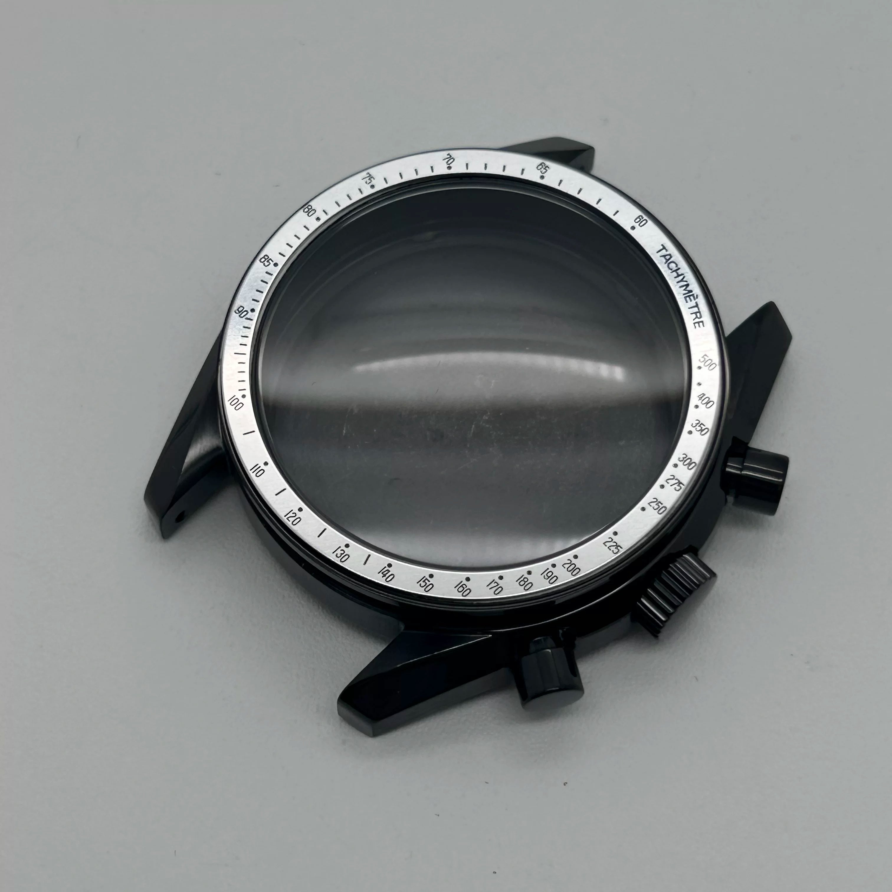 40MM PVD Black Speedmaster Case moon Caseback for VK63 movement 40MM PVD Black Speedmaster Case moon Caseback for VK63 movement