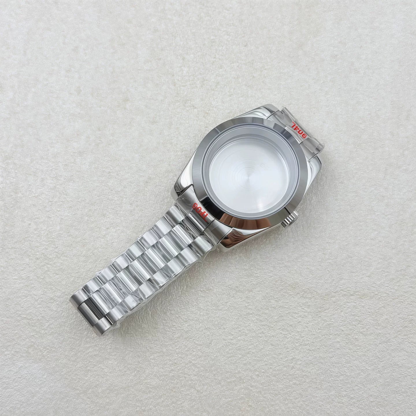 36MM/39MM Datejust Watch Case With Presidential Strap Set Sapphire Glass for NH35/NH36,34 38 etc Movement 10ATM