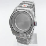 41mm Black Bay Watch case for NH35 36 ETA2824 PT5000 movement,Domed sapphire 10ATM