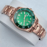 33mm Lady Diver Submariner Japan NH05 movement sapphire glass female dive 30ATM Glassback