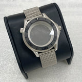 41mm改造シーマスター300ケースメッシュベルトサファイアガラスNH35ムーブメントに適合ステンレススチールケース