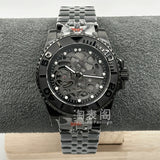 40MM Skeleton Yacht-Master Watch Automatic NH72 hollow movement green luminous sapphire10 Bar