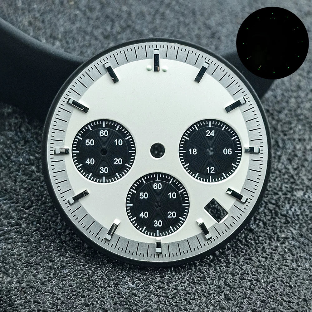 Speedmaster Dial 32.5mm for Japan VK63 movement Chronograph Dial Sterile