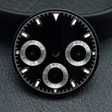 29Mm VK63 Dial luminous suitable for multi-function quartz movement Chronograph and supports customized logo.