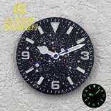 29mm starry sky dial glow-in-the-dark adaptation to NH35/36 PT5000 ETA2824 2836