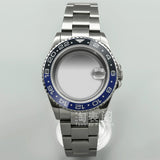 Modified Submariner Case 36mm/38mm GMT Case ceramic bezel sapphire glass for NH35 34 36 38 Etc movement