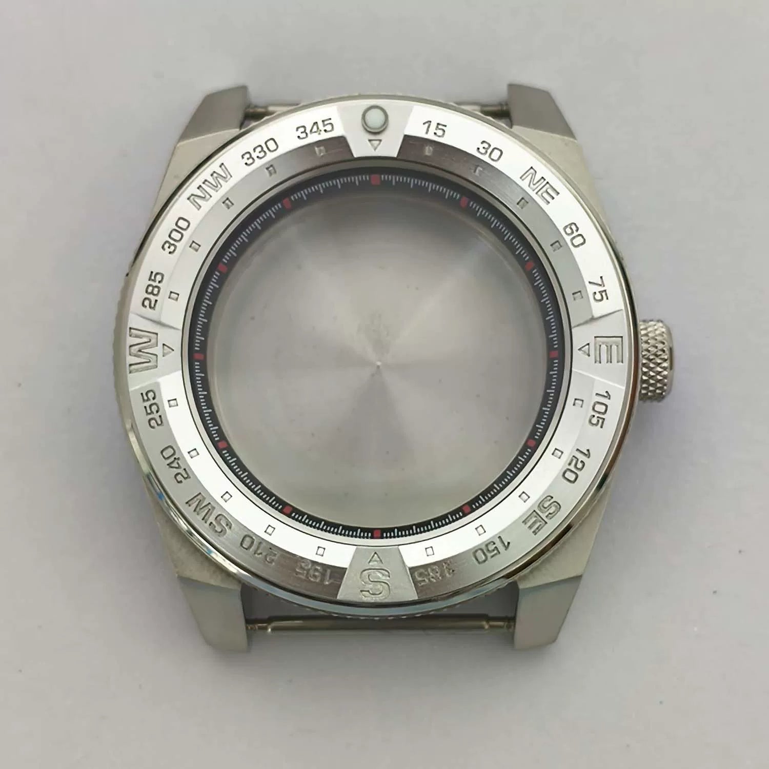 Samurai Watch Case compass bezel Prospex 316L stainless steel 43mm aluminum ring Sapphire glass NH35/NH36 NH38 34 movement