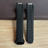 20mm High Quality Rubber Band Seamaster 150/300  Strap AT150 Gold Pin Captain Bumblebee Diver band