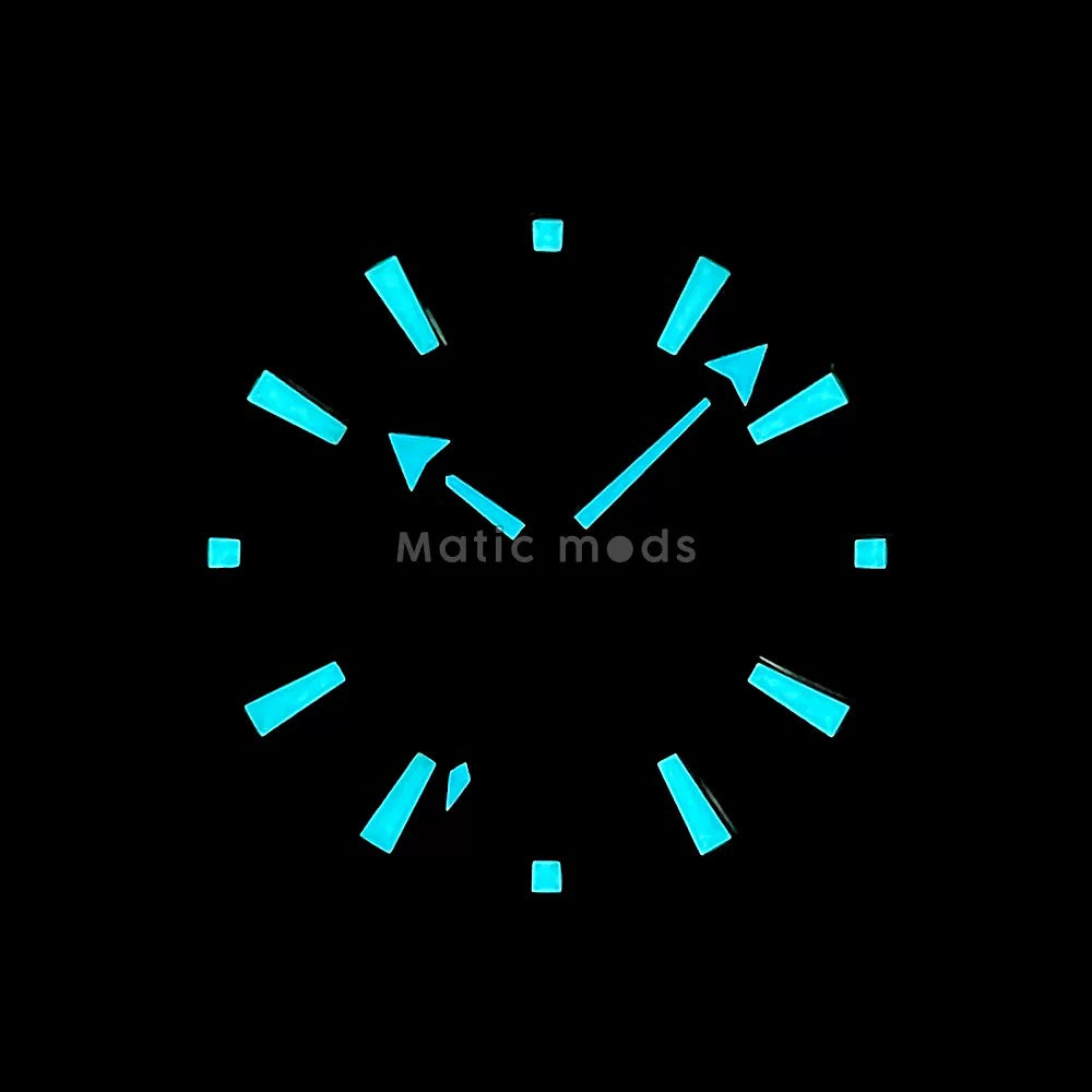 Premium 33MM Seamaster Watch Dial Gradient BGW9 luminous For NH35 36 nh38 no calendar
