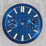 30MM VK64 Dial 2 Eyes luminous dial Green Yellow Orange Black Blue White
