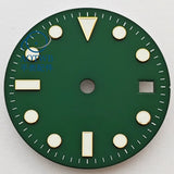 28.5MM Matte Dial dial luminous NH35 NH34 ETA2824 Miyota8215 ST2130 sub style