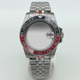 Modified Submariner Case 36mm/38mm GMT Case ceramic bezel sapphire glass for NH35 34 36 38 Etc movement