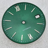 31MM Dial For Seiko NH35 Movement non-luminous Roman Numerals 0.4mm Thick