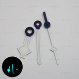 Blue luminous watch hand 8N24 / 9015 / Miyota 8215 movement Snowflake needle