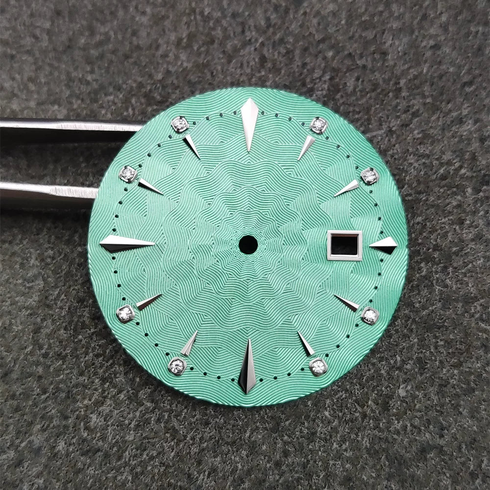 Cocktail Watch Dial 35mm Premium for NH35/36/4R/38 Automatic Movement Texture Spider net