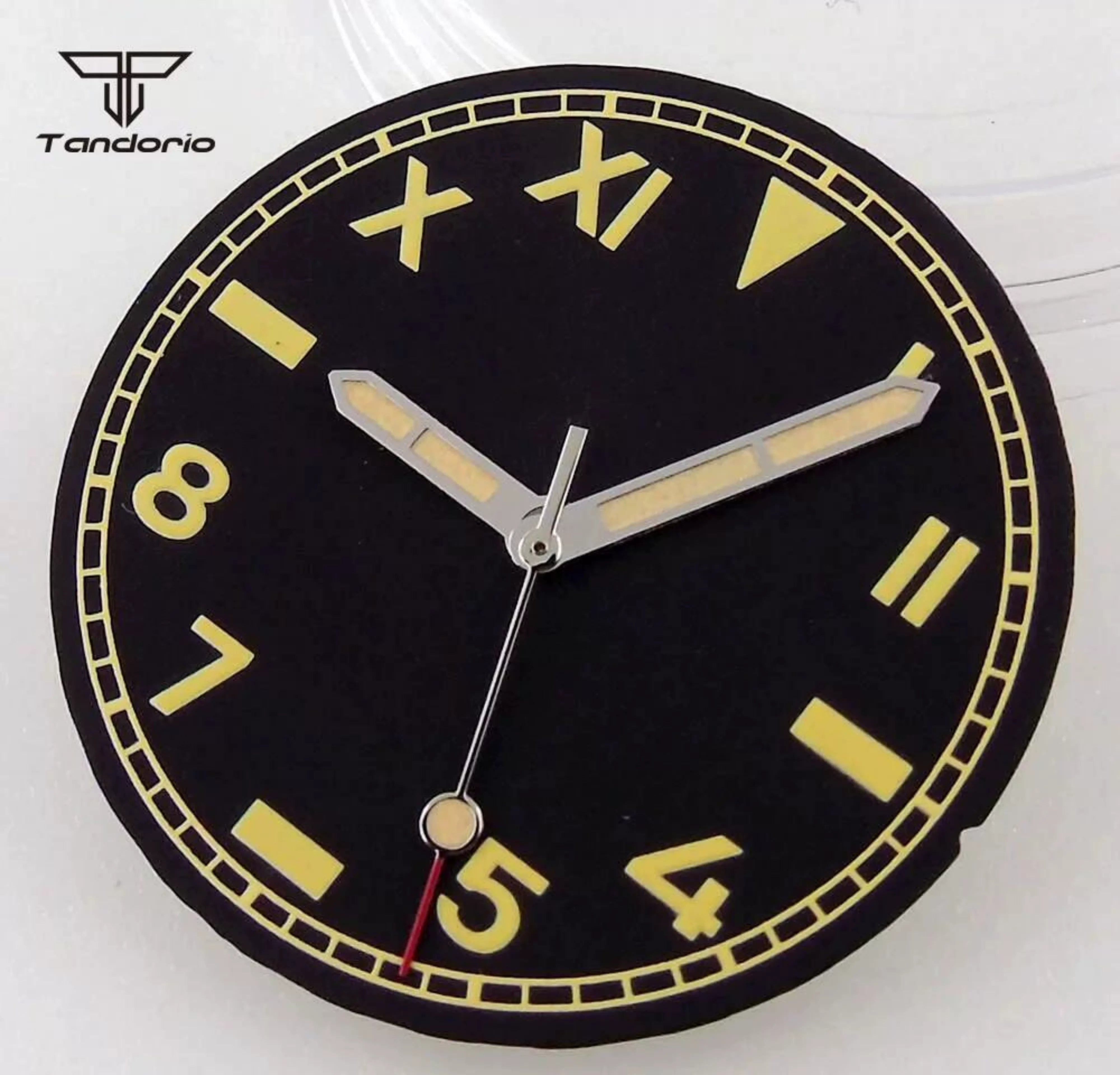 29mm Californian Dial Vintage Roman Number ETA2824 NH35  ST2130 PT MIYOTA Green Lume