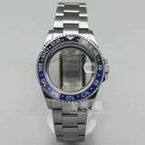 Modified Submariner Case 36mm/38mm GMT Case ceramic bezel sapphire glass for NH35 34 36 38 Etc movement