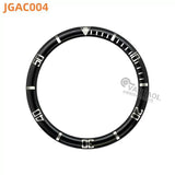 38MM x31.5mm Skx007 Bezel Watch accessories, resin B.C style digital indicator ring, suitable for 007 outer ring baffle