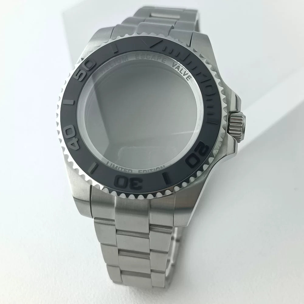 James Cameron Watch Case Ghost King case 43.5MM new modified NH35 NH36 PT5000 ETA2824waterproof sapphire glass 316L suitable for NH35 NH36 mechanical movement