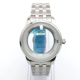 40mm Cocktail Case Mineral Crystal with Strap NH35A/NH36A/4R/38 Movement Stainless Steel fit 35mm Dial