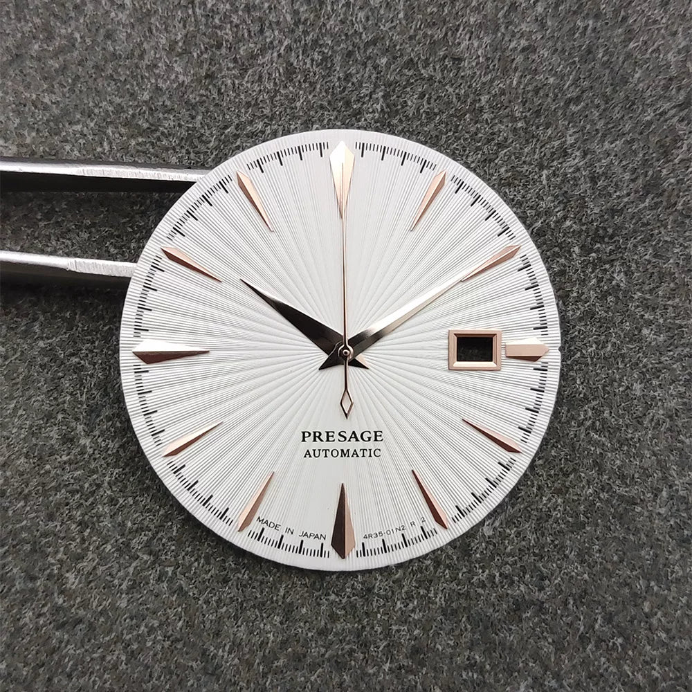 40Mm cocktail watch case 316 stainless steel bubble mirror for NH35/36/NH4R/NH38 movements pilot case glass back