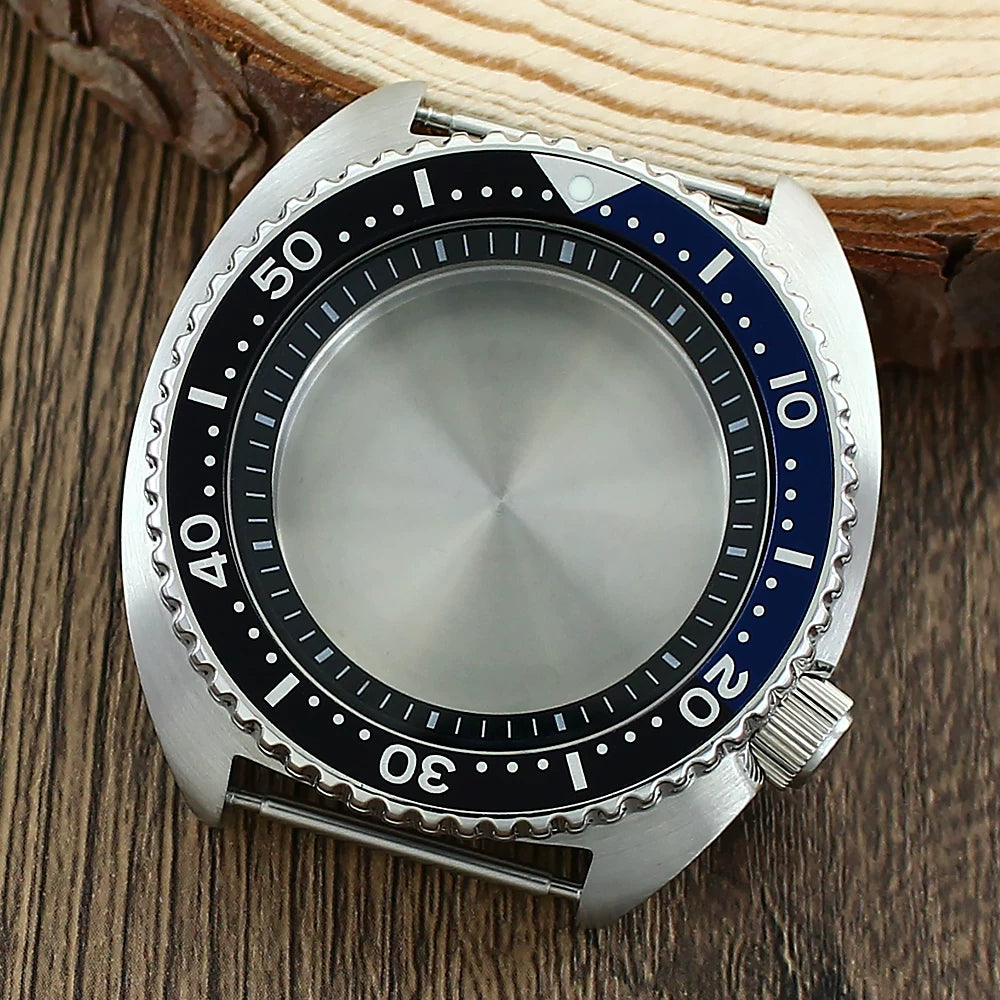 Miyota 9015 watch case 45MM modified turtle watch case Sapphire 20ATM Captain Willard Box