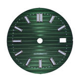 30.5MM Nautilus Dial Green luminous for NH35 mechanical automatic movement with hands