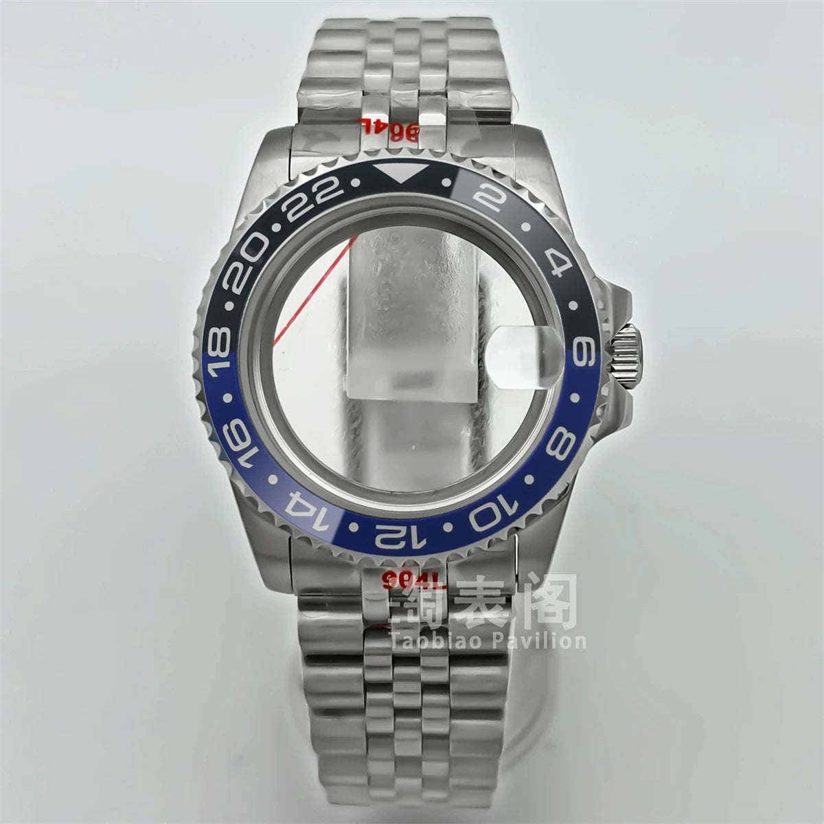 Modified Submariner Case 36mm/38mm GMT Case ceramic bezel sapphire glass for NH35 34 36 38 Etc movement