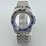 Modified Submariner Case 36mm/38mm GMT Case ceramic bezel sapphire glass for NH35 34 36 38 Etc movement