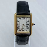 27mm Women's Watch Roman square dial green luminous VJ24 Quartz movement 3ATM Lady