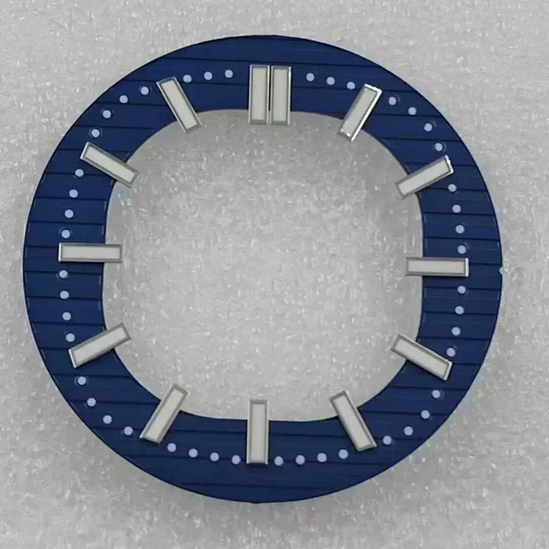 30.5mm Hollow Nautilus Dial green luminous for NH70-NH38 movement
