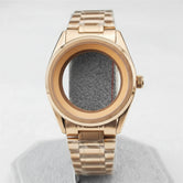 40MM White Birch Forest Watch Case business for NH35 34 36 38 etc Movement silver black gold