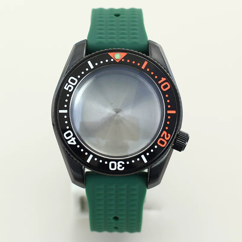 42mm Dive watch Case Modified SPB185/SPB187J1 316L stainless steel for the NH35/36 movement 10bar sapphire