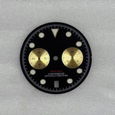 32.5mm Speedmaster VK64 Dial for quartz movement green luminous 2 eyes