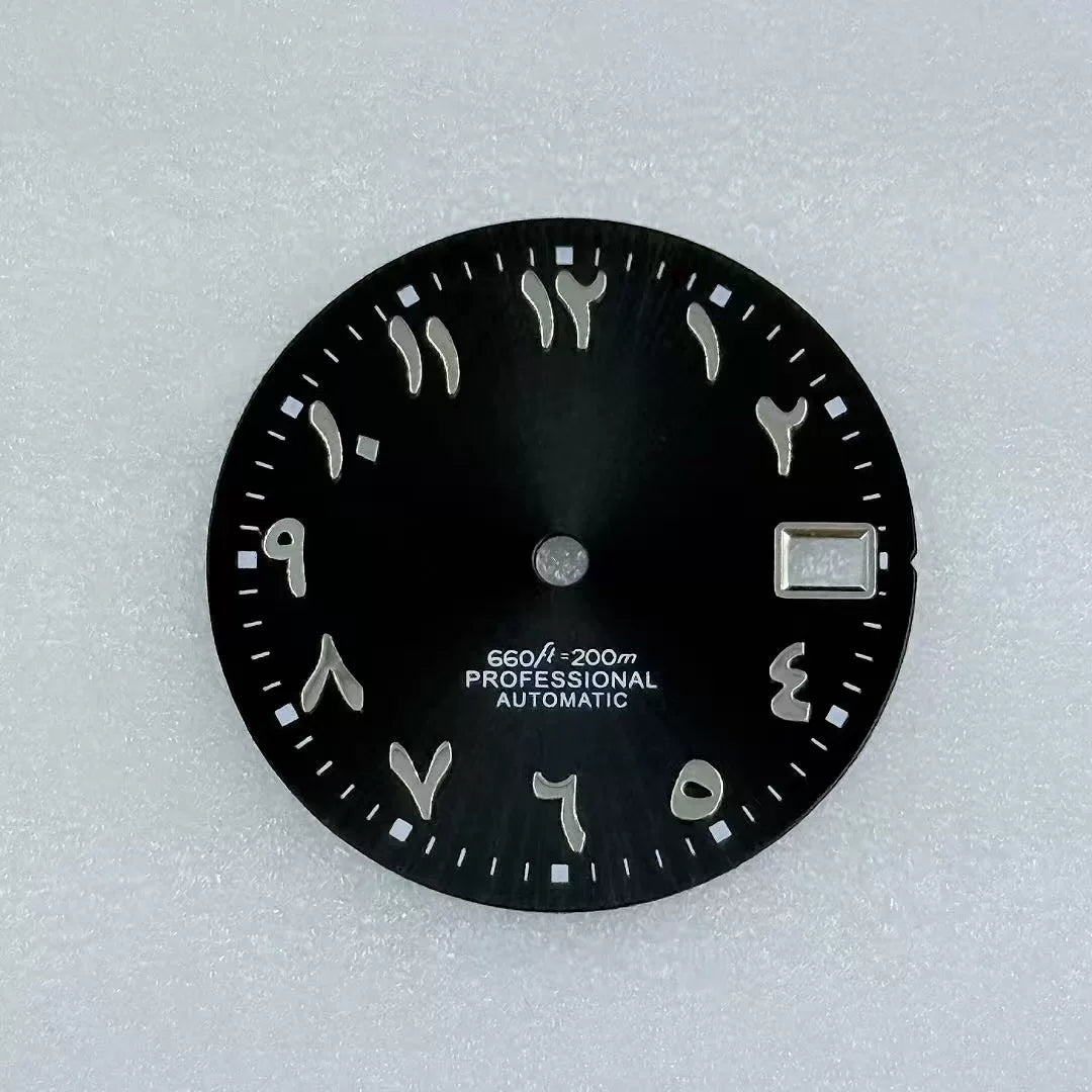 28.5mm Dial  Middle East Arabic digital dial modification accessories nh35 movement without luminous light