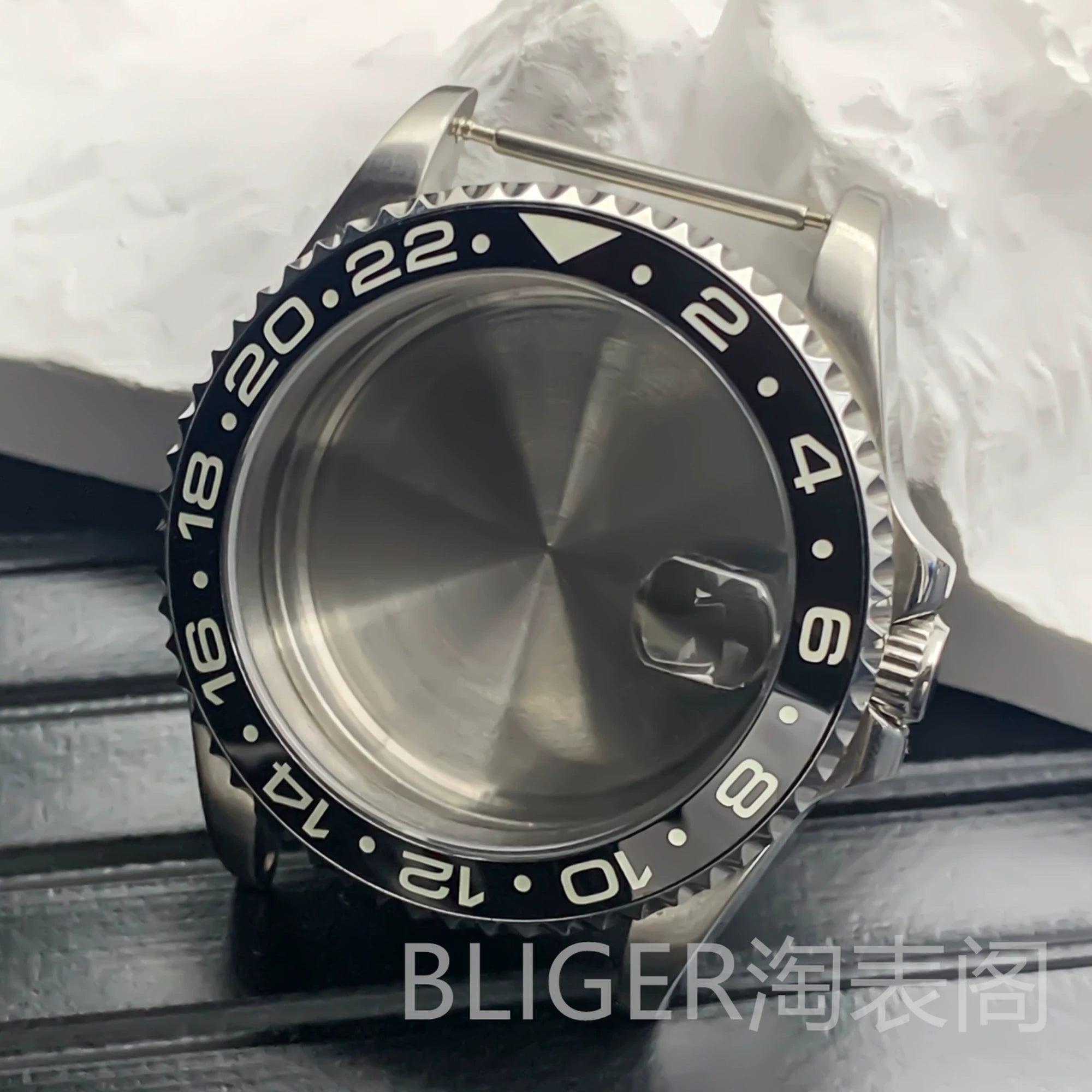 36mm 38mm Submariner Case GMT Bezel NH34 35 36 ETA2824  PT5000 Sapphire 10bar