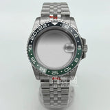 Modified Submariner Case 36mm/38mm GMT Case ceramic bezel sapphire glass for NH35 34 36 38 Etc movement