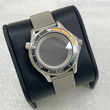 41mm改造シーマスター300ケースメッシュベルトサファイアガラスNH35ムーブメントに適合ステンレススチールケース