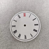 Enamel 37MM Roman dial + watch hand No luminous light for NH35 movement Sterile