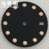 20.5Mm Ladies Watch Dial Diamond Index for NH05A NH06A Movement Modified Accessories