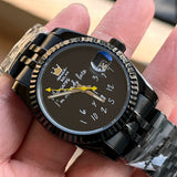 Crowned Who cares I am already Late Dial for NH35 28.5mm dial English digital spoof