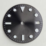 Enamel  Dial Sub style 28.5MM Watch Accessories Full Sterile for NH35/36 Movement Blue Lume
