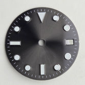 Enamel  Dial Sub style 28.5MM Watch Accessories Full Sterile for NH35/36 Movement Blue Lume